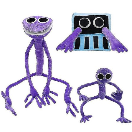 80cm Rainbow Friends Purple Vent Long Hands Monster Plush Doll Toy Horror Game Character Plushie Stuffed Figure Toys For Kids V