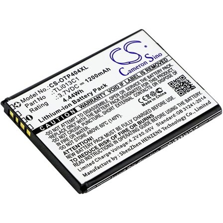 Batteri til SmartPhone, Mobil til Alcatel One Touch Go Flip, OT-4043S, OT-4044T og andre.
