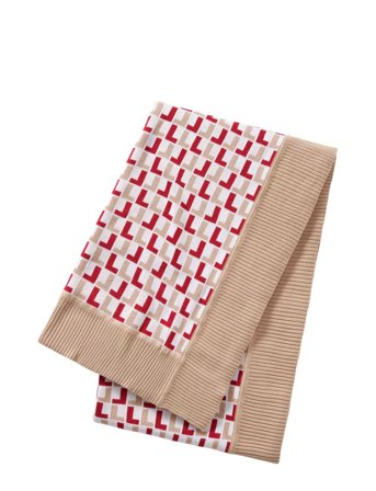 Lacoste Home Llogo Throw - Multi/patterned - 130X170CM
