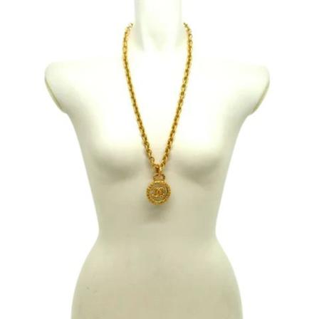 Chanel Vintage - Vintage Smycken - Gul - Dam - Storlek: One Size, Dam, Storlek: ONE SIZE