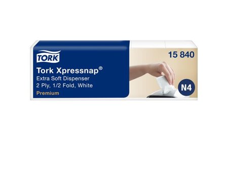 TORK Servett xpressnap N4 Premium 2-lags vit 500/fp - Lyreco - Kök och servering - Servetter och dukar - Dispenserservetter