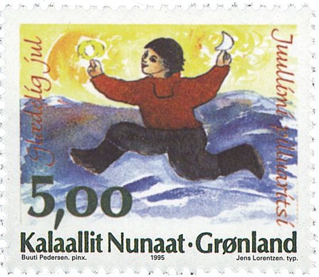 Grønland - Jule-frimærke 1995 - AFA 282 - Postfrisk