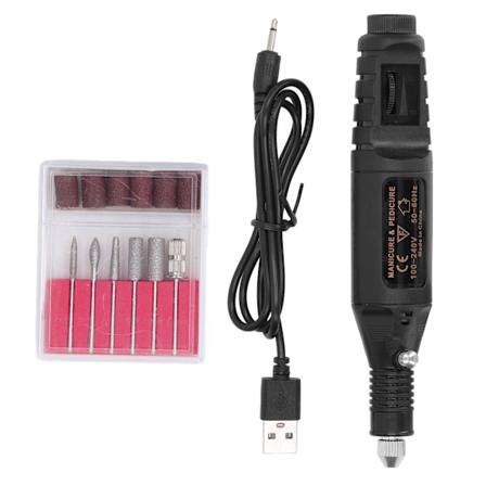 USB-graveringsmaskin Mini Handhållen Justerbar Hastighet Elektrisk Graverare för Polering 100‐240V