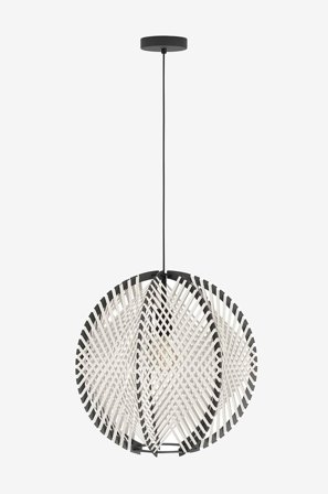 EGLO - Takpendel Waverton White /Black 480 mm - Svart - Takpendlar - Från Homeroom