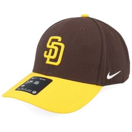 Nike MLB - MLB Braun adjustable Cap - San Diego Padres Dri-fit Club Cinder/Amarillo Adjustable - Nike @ Hatstore