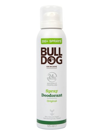 Bulldog Original Spray Deodorant - White - 125 ml