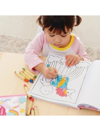 Ooly Colouring Book - Enchanting Unicorns - Pink - ONE SIZE