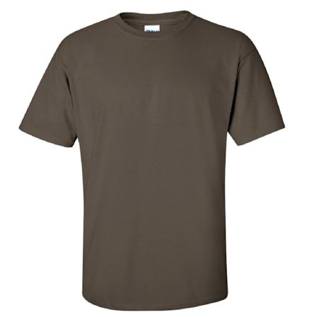 Gildan Mens Ultra Cotton Kortärmad T-shirt 2XL Oliv
