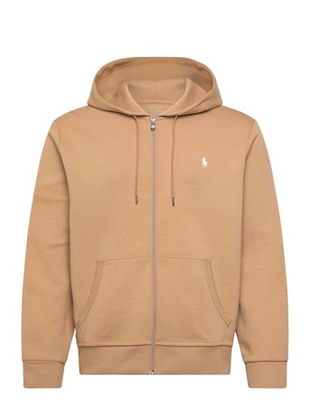 Polo Ralph Lauren Double-Knit Full-Zip Hoodie - Beige - XXL