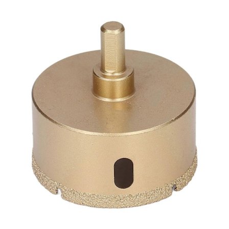 Diamant Hålsåg Kolstål Kakel Håltagare Borr för Porslin Glas Triangulärt Skaft 68mm