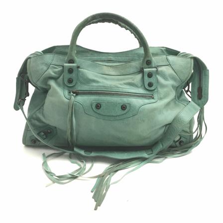 Balenciaga Vintage Pre-owned Handbags Grøn, Dame Vintage Tasker, Størrelse: ONE Size