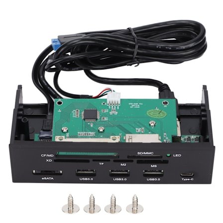 USB3.0-kortinlukija Plug and Play -merkkivalo Maksimi 3 Gt/s USB3.0-laajennustelakka