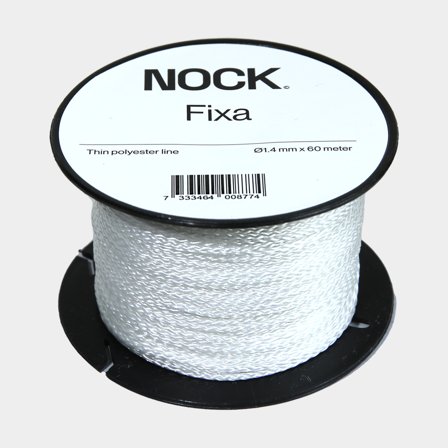 Corda per persiane / cima in poliestere NOCK Fixa, poliestere intrecciato, bianco, Ø1,4 mm x 60 metri