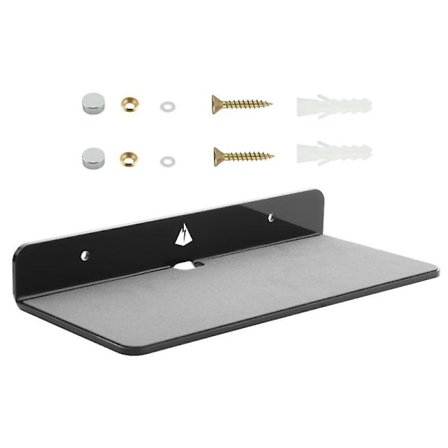 Vægmonteret Hylde til Højttaler, Akryl Vægmonteret Displayhylde til Bluetooth Højttaler, Webcam, Mobiltelefon