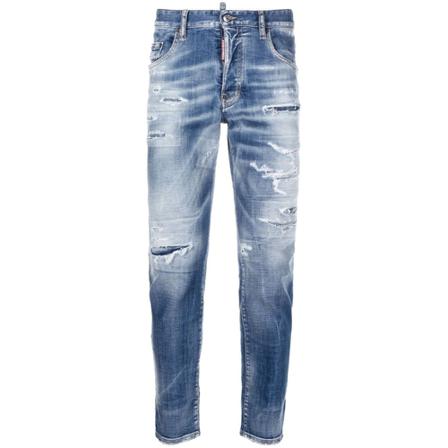 Dsquared2 - Jeans - Blå - Herr - Storlek: Xl, Herr, Storlek: XL