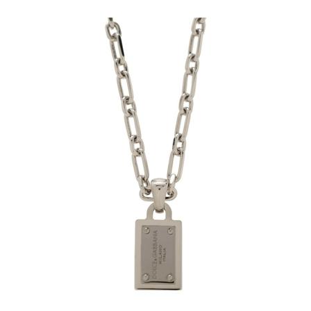Dolce & Gabbana, Necklaces Grijs, Heren, Maat:ONE Size