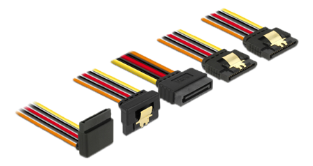 Delock strømsplitter - SATA-strøm til SATA-strøm - 15 cm