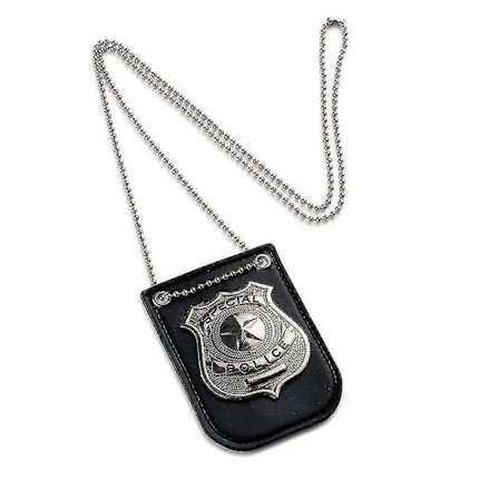 Udklædning Lege Beskæftigelse Foregive Leg Amerika Politi Special Agent Officer Mærker Kort Id Kort Holder Banmo