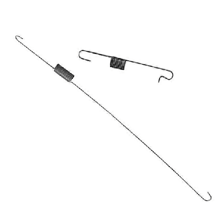 2 stk. gashåndtagsreturfjederregulatorfjedre passer til Honda GC135 GC160 GCV135 GCV160 plæneklipper 16561-ZM0-000 16562-ZM0-000