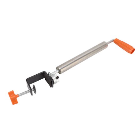 Kjevle i rustfritt stål med fast 360° rotasjon for kakedeig, brød, pizza S