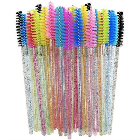 20-pack ögonfransborstar, fransborste, mascaraborste - Mixade