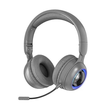 Gamingheadset Hörlurar Bluetooth Surroundljud Stereo Trådlösa Hörlurar USB Med Mikrofon Färgglatt Ljus PC Laptop Headset
