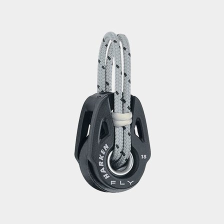 Harken 18mm Fly Soft Attach Block - Narrow (2161)