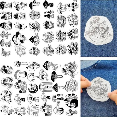 2 stk sømbroderipapir Håndsystabilisatorer G G