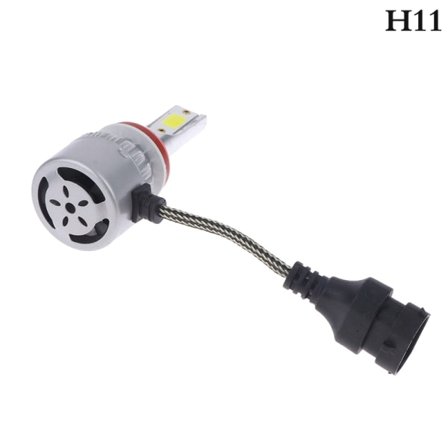 IC H1 H7 H11 COB Bil LED-strålkastare Glödlampor Hi-Lo Beam 36W 16000LM 60 H11/H8/H9