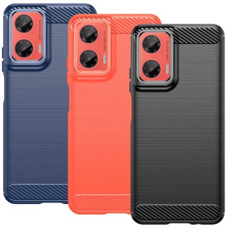 SKALO Motorola Moto G35 5G Armor Carbon Stødsikker TPU-cover - Vælg farve