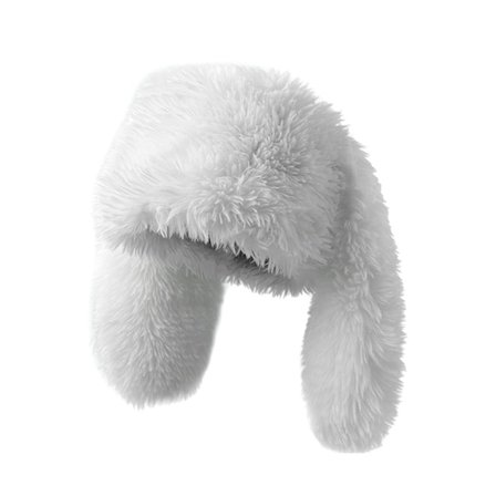 Dame Faux Fur Vinterhue, Plys Beanie med Kaninører, Dame Udendørs Ski Hue, Fleece Beanie, Faux Fur Hue til Kvinder - Ski, Vandring, Udendørs