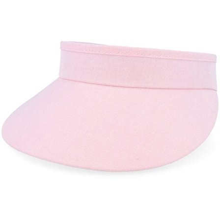 Seeberger - Rosa visor Keps - Clip-on Chambray Visor @ Hatstore