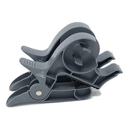 1/2STK Wrap Buddies Wrap Clips GRÅ 2STK 2STK