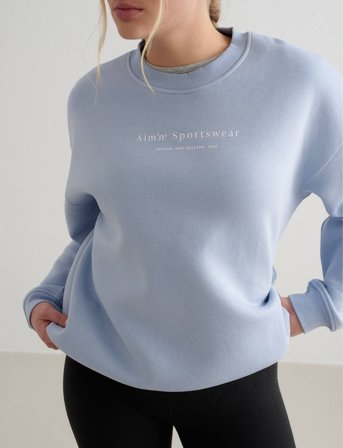 aim ́n Serif Sweatshirt - Blue - M