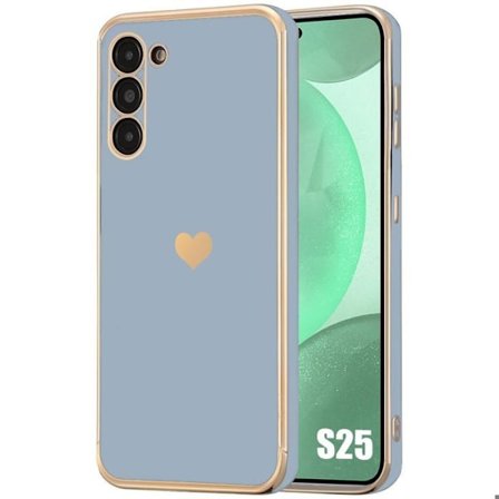 Coque för Samsung Galaxy S25 - TPU-skydd Stötabsorberande, Repbeteckning Mjuk Blå