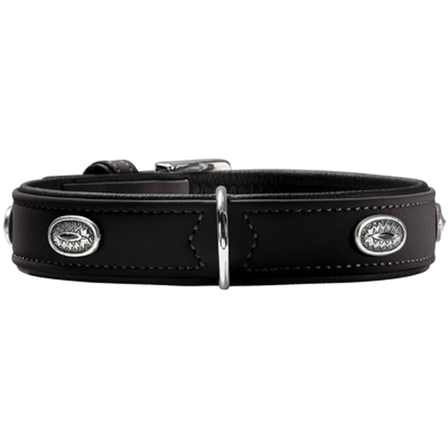 Hunter - Dog Collar Softie Stone Black S-M 50 - Neck 36-44cm - Hund - Halsbånd - ZOO.no