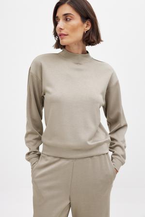 NA-KD Soft Sweater - Sweatshirts - Beige - M (EU 38-40)