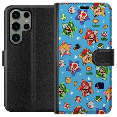 Kompatibelt Plånboksfodral till Samsung Samsung Galaxy S23 Ultra Nintendo Mario Mönster Switch Spel