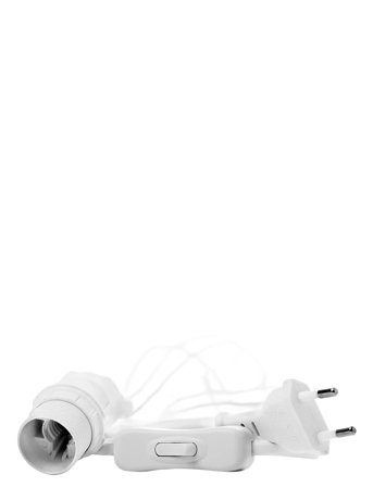 Watt & Veke Cable 5 M White With Switch - White - 500