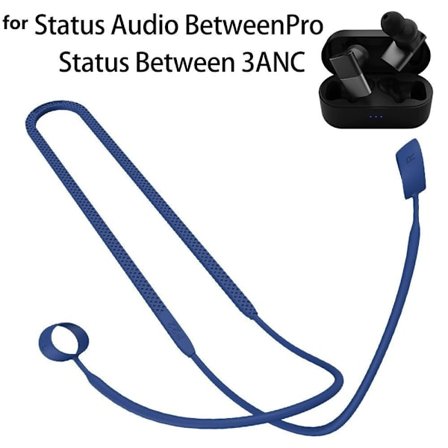 2kpl Korvakuulokkeet Anti Lost Strap Kuulokenauha SININEN