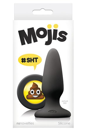 Kjøp NS Novelties Mojis Sht Medium Black - Analplugg | God pris