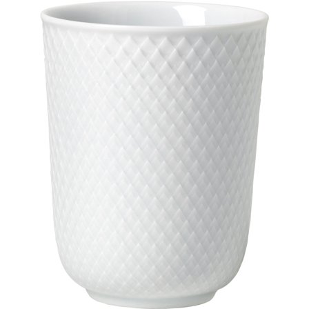 Lyngby porcelæn Rhombe-muki, 33 cl, valkoinen