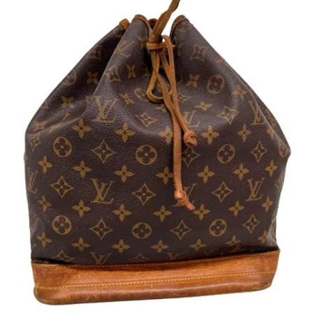 Louis Vuitton Vintage, Pre-owned Noe Monogram Bag Bruin, Dames, Maat:ONE Size,leer