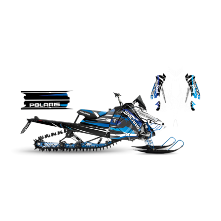 Tarrasarja SweTown Rebel Sininen - Polaris Axys 800 SKS 146 2018-2020