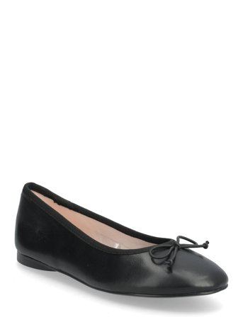 Mango Ballet Flats With Bows - Black - 31