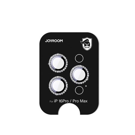 Joyroom JR-MSJ0307 Lasinen näytönsuoja iPhone 16 Pro/16 Pro Max -objektiiveille - Musta