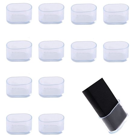 12 stk. Anti-Scratch Stolebeskyttelse, Stolebenbeskytter,