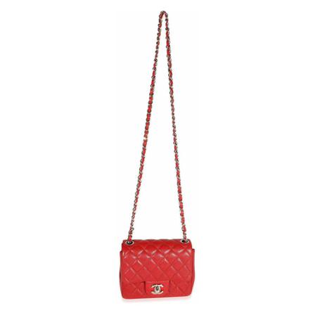 Chanel Vintage Pre Owned Shoulder Taske Rød, Dame Vintage Tasker, Størrelse: ONE Size
