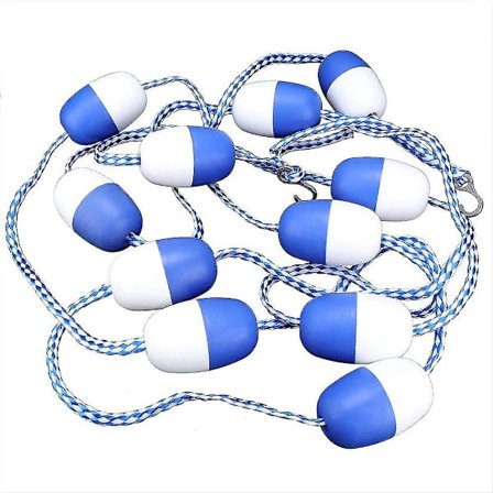 Safety Float Lines - 5m Pool Säkerhetsseparation Rope Floating Rope Lane Line Poolutrustning-N