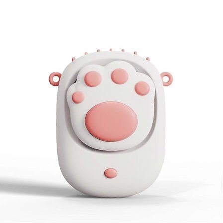 Bærbar Nakkevifte, USB Mini Vifte, Håndholdt Vifte, 3 Hastigheter Oppladbar Bordvifte for Reise/Sport/Camp